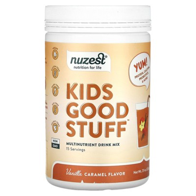 Nuzest Kids Good Stuff, Multinutrient Drink Mix, Vanilla Caramel, 7.9 oz (225 g)