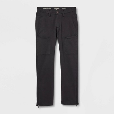Men's Adaptive Seated Fit Slim Leg Jeans - Goodfellow & Co™ Black