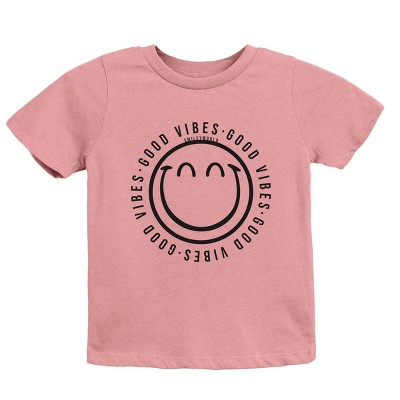 The Juniper Shop SmileyWorld Good Vibes Outline Youth Short Sleeve Tee
