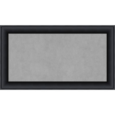 Amanti Art Nero Black Framed Magnetic Board 27 x 15 in.