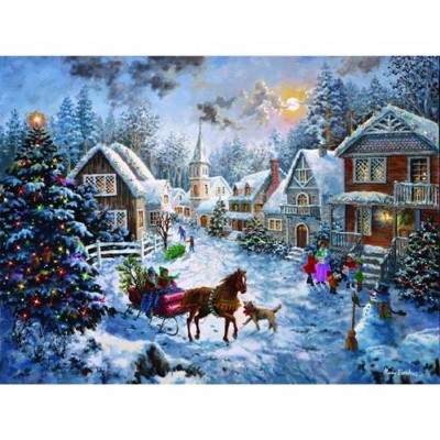 Sunsout Merry Christmas 1000 pc Christmas Jigsaw Puzzle 19236