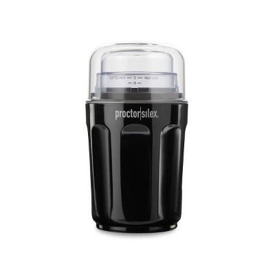 Proctor Silex 12 Cup Sound Shield Coffee Grinder - 80402: Quiet Electric Blade Grinder, Dishwasher-Safe, Medium Grind