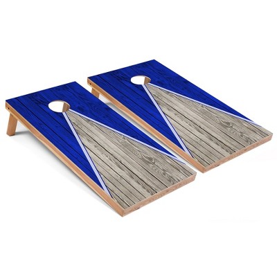 Skip's Garage Royal Pyramid Cornhole Board Set, Includes 2 Boards, 8 Bags