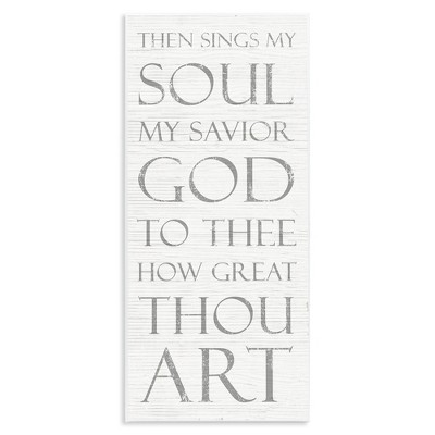 Stupell Industries Then Sings My Soul Religious Wall Plaque Art