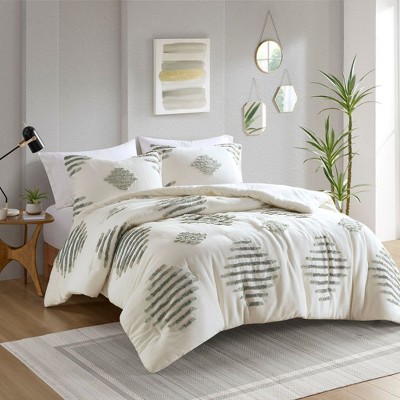 NicBex 3 Pcs Cotton Comforter Set Bedding Set, Soft Duvet Cover Set Bedding Comforter Sets, Machine Washable