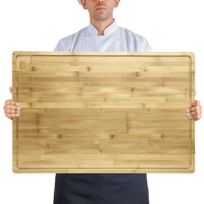 Bamboo Cutting Board Kitchen Heavy Duty Butcher Block Chopping Board Butchers Blocks Cutting Boards With Juice Groove for Meat