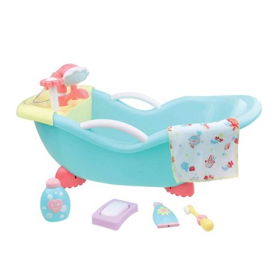 JC Toys For Keeps! Baby Doll Bath Tub with Accessories