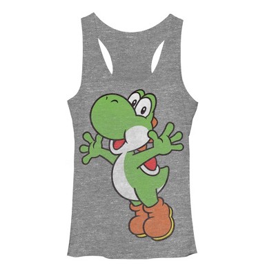 Women's Nintendo Mario Sidekick Yoshi Racerback Tank Top