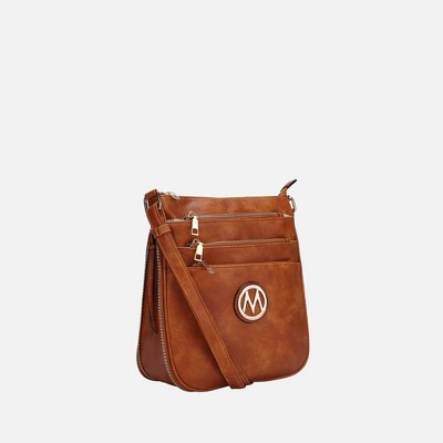 MKF Collection Salome Shoulder Crossbody Women’s Handbag Expandable Multi-Compartment Vegan Leather by Mia K