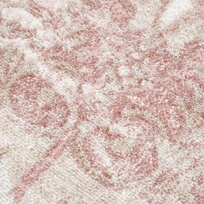 Hauteloom Snead Pink Floral Rug