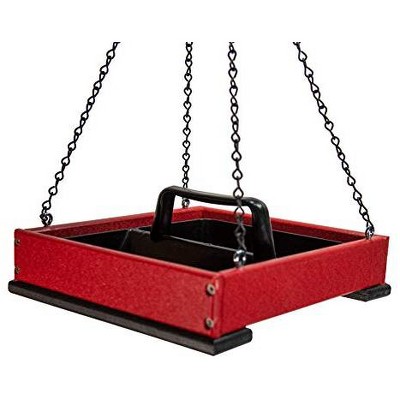 JCS Wildlife Medium Poly Lumber Hanging Platform Feeder