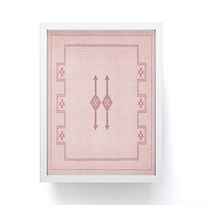 Becky Bailey Bungalow Kilim Framed Mini Art Print 4" (H) x 3" (W) x 1" (D) - Society6