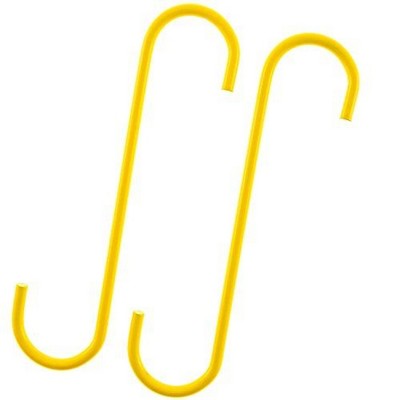 Mission Automotive Brake Caliper Hooks - Powder Coated Yellow for Visibility, 1/4" Heavy-Duty Steel Brake Hanger