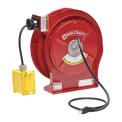 Reelcraft  Cord Reel,50ft,12 AWG,GFCI,120VAC L 5550 123 7