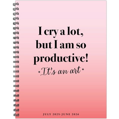 Willow Creek Press So Productive Academic July 2025 - June 2026 8.5"x11" Weekly Monthly Softcover Planner