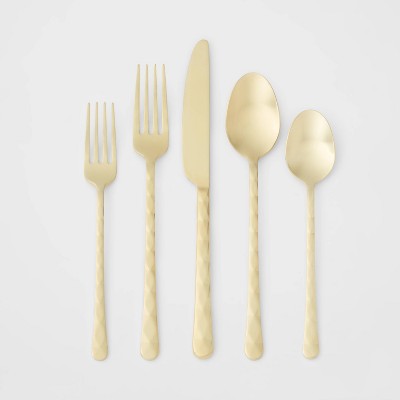 20pc Cherryfield Champagne Flatware Set - Threshold™