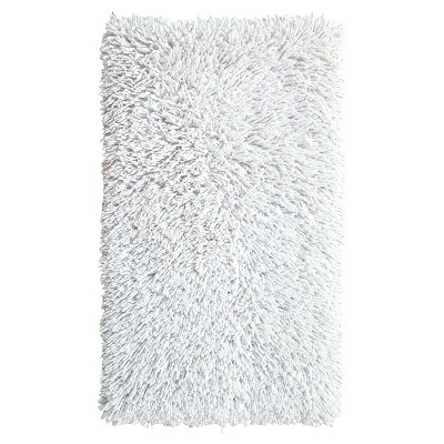Knightsbridge Melbourne 220 GSF Non Skid Back Bath Rug 24 x 40 - White