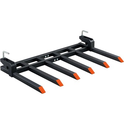 AMERLIFE Tractor Pallet Forks, Double Nut, for Debris/Waste