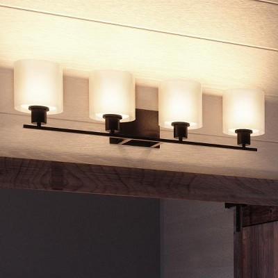 Urban Ambiance Luxury Cosmopolitan Bathroom Vanity Light,  7.375"H x 32.5"W,  Olde Bronze Finish, UHP2515