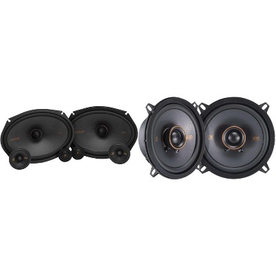 Kicker 51KSS369 KS-Series 6x9" and 2.75" and 1" Tweeter, 3-way Component System w/ 51KSC504 5.25" Coaxial Bundle