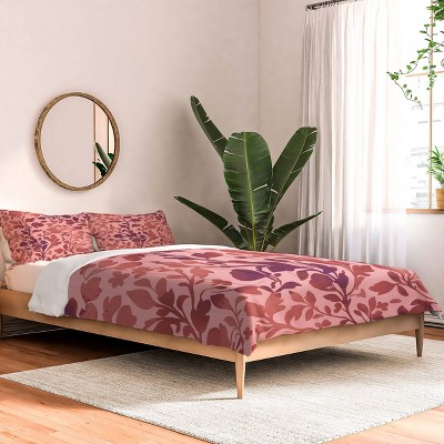 Deny Designs Emanuela Carratoni Natural Haze Comforter and Sham Set Pink/Red