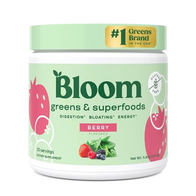 BLOOM NUTRITION Greens and Superfoods Powder - Berry