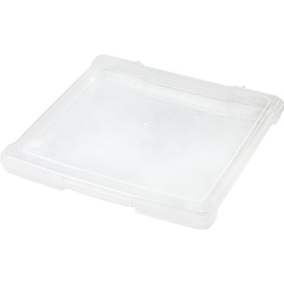 IRIS USA Paper Thick Portable Plastic Scrapbook Storage Snap Tight Cases