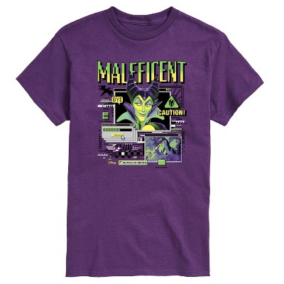 Men's - Disney - Maleficent Computer Pop Up Short Sleeve Graphic T-Shirt
