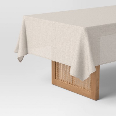 Linen Blend Tablecloth Cream - Threshold™