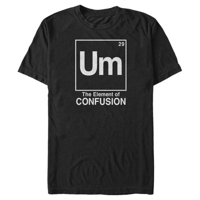 Men's Lost Gods Periodic Table Confusion Element T-Shirt