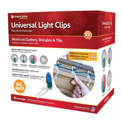 Simple Living Solutions String Light Universal Light Clips