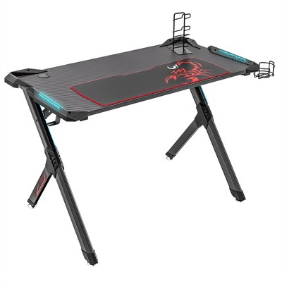 44x25 Gaming Desk with R-shaped Legs