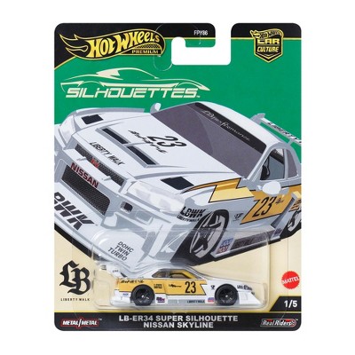 Hot Wheels Premium Car Culture Silhouettes LB-ER34 Super Silhouette Nissan Skyline