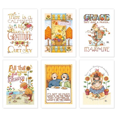 Mary Engelbreit Autumn Postcards 6 pack