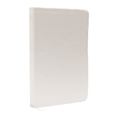 Nrsvce, Precious Moments Bible, White, Leathersoft, Comfort Print - by  Catholic Bible Press (Leather Bound)