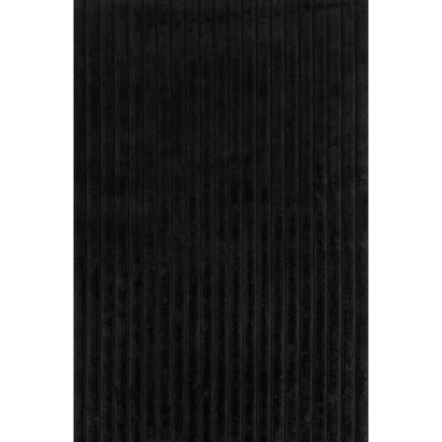 Nuloom Kai Cozy Plush Stripe Faux Rabbit Pet Friendly Premium Machine Washable Area Rug