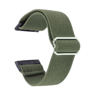 Unique Bargains Nylon Sport Loop Watch Bands Band Width 23mm Green 1 Pc
