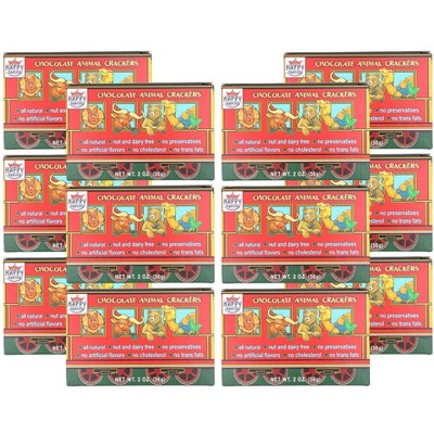 Happy Snacks Chocolate Animal Crackers - Case of 12/2 oz