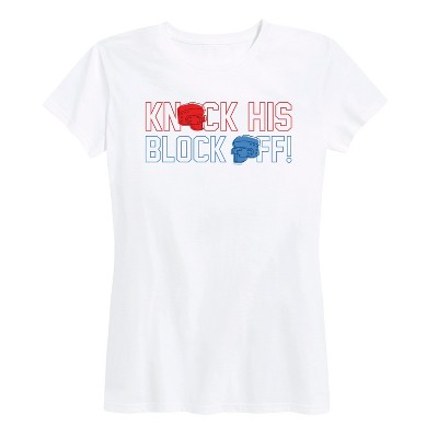 Women's - Rock 'Em Sock 'Em Robots - Blockhead Short Sleeve Graphic T-Shirt