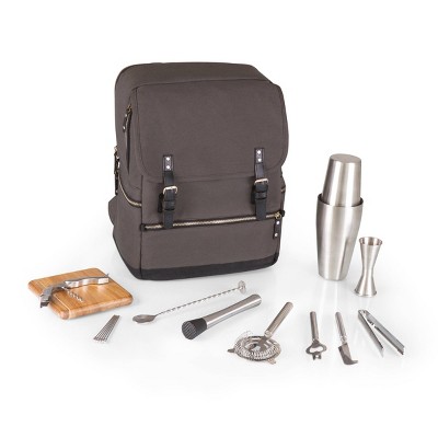 Picnic Time 18pc Bar-Backpack Portable Cocktail Set