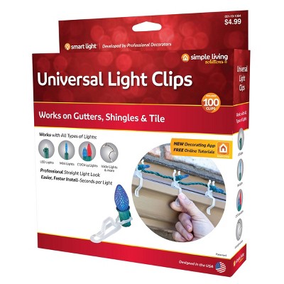 Simple Living Solutions String Light Universal Light Clips