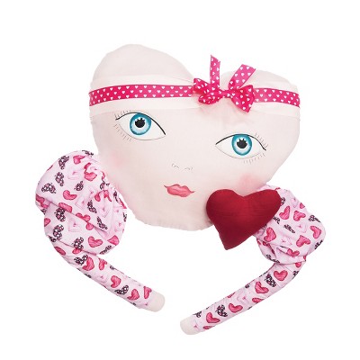 Gallerie II Je T'aime Zombinaland Valentine's Day VDAY Decorative Soft Figurine Pillow