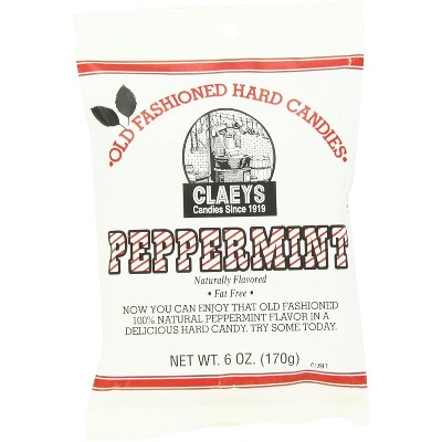 Claeys Sugared Hard Candy Peppermint