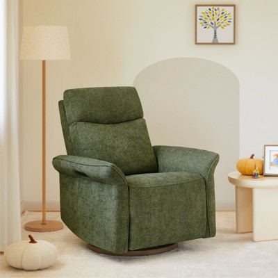 Spruce & Spring Power Swivel Recliner Chair Triple-Motor Nursery Glider
