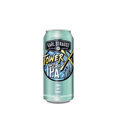 Karl Strauss Tower X West Coast IPA - 6pk/ 16 fl oz Cans