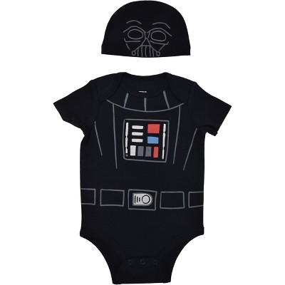 Star Wars The Child Baby Cosplay Bodysuit and Hat Set Newborn to Infant