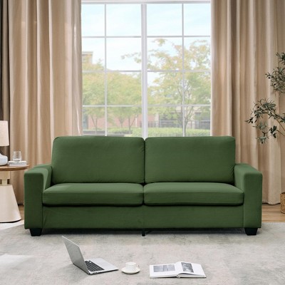 83" Corduroy Loveseat Sofa for Living Room,Spacious 3-Seater Couches with Deep Seats&Wide Armrest&Removable Cushion