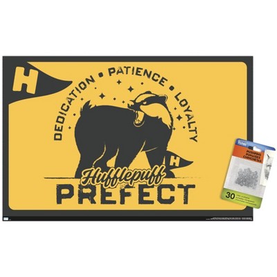 Trends International he Wizarding World: Harry Potter - Hufflepuff Clubhouse Crest Unframed Wall Poster Prints