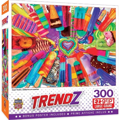 MasterPieces Inc Cool Treats 300 Piece Large EZ Grip Jigsaw Puzzle