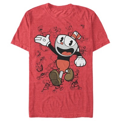 Men's Cuphead Sketch Parade T-Shirt